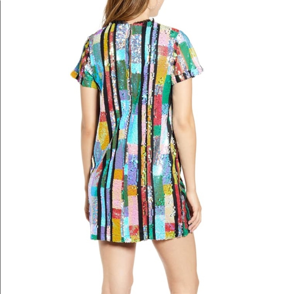 Multicolor Sequin Minidress
